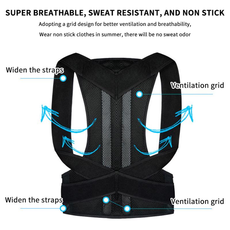 1Pc Adjustable Back Posture Co - Posture Corrector Back recension och pris
