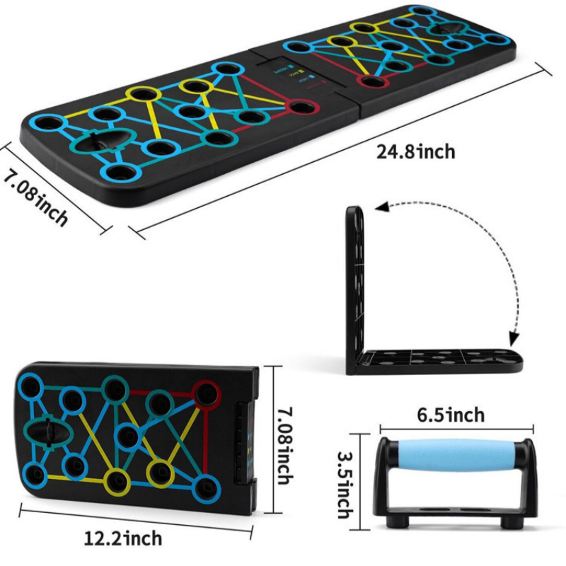 Prone Board Set, Foldable Pron - Push Up Board recension och pris